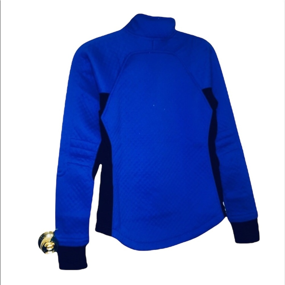 Pre Loved Nike: Small Blue Women's Sphere Thermal Half Zip Sweater - Picture 2 of 4